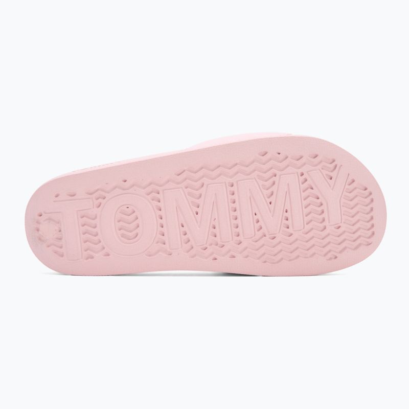 Dámské nazouváky Tommy Hilfiger Flag Pool Slide Patent misty pink 4