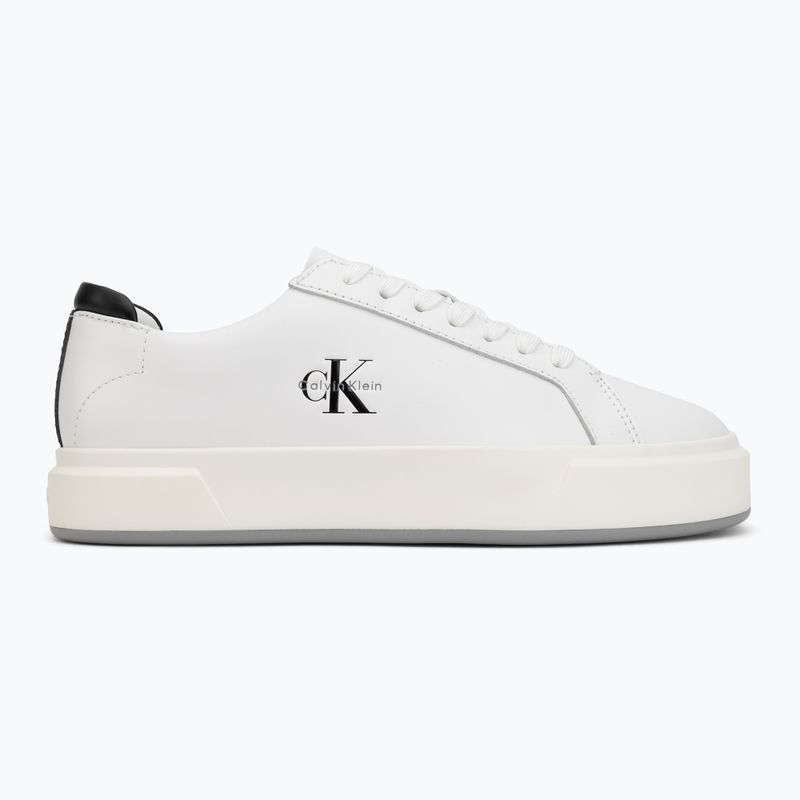 Dámské boty Calvin Klein YW0YW01945 Basket Cups Laceup Leather bright white/black 2