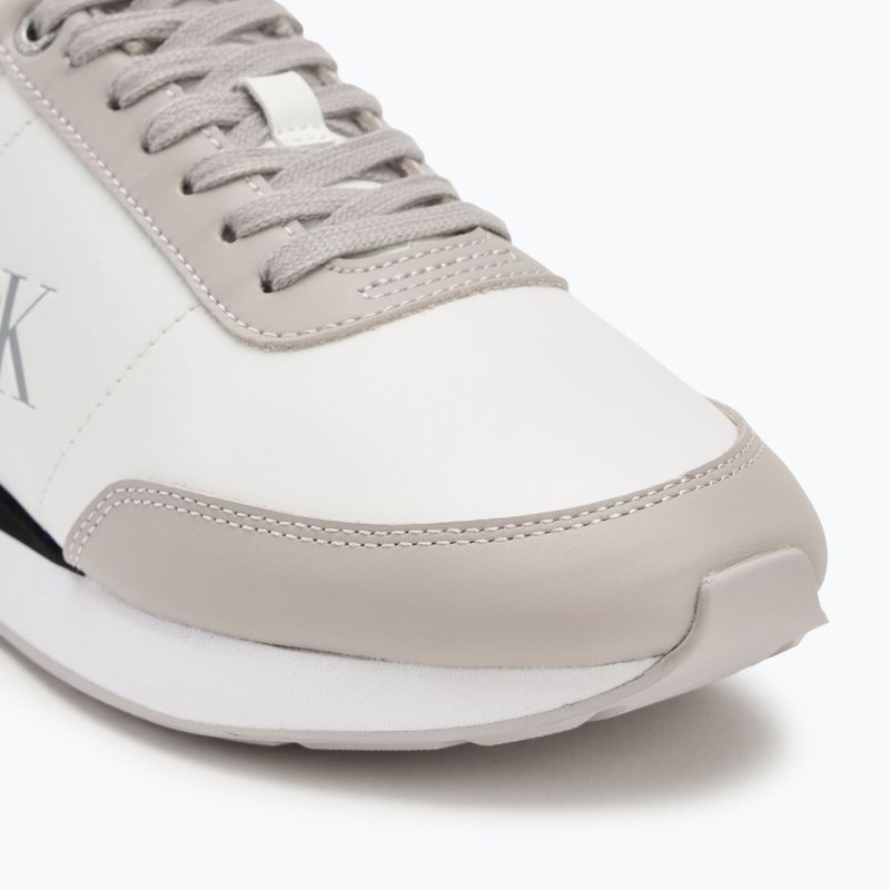 Dámské tenisky Calvin Klein YW0YW01942 Retro Runner Lace Up Leather MG bright white/chateau 7