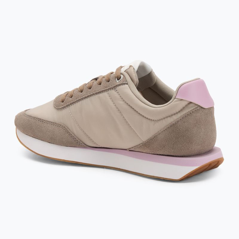 Dámské tenisky Calvin Klein YW0YW01990 Retro Runner Lace Up Nylon MG chateu/taupe/fragrant lilac 3