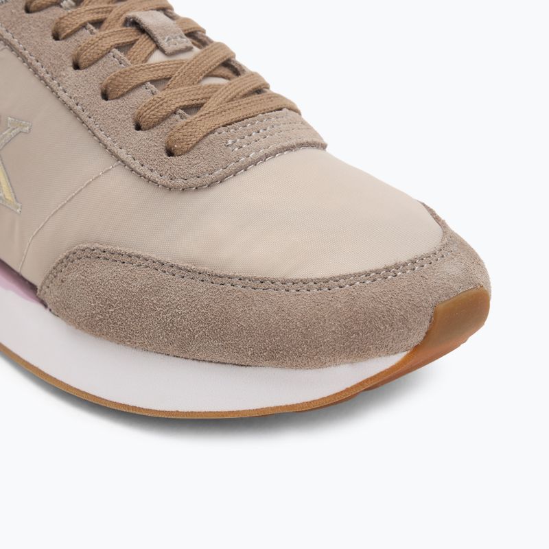 Dámské tenisky Calvin Klein YW0YW01990 Retro Runner Lace Up Nylon MG chateu/taupe/fragrant lilac 7