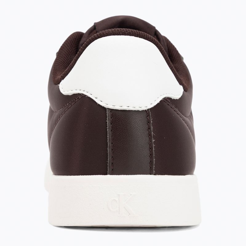 Dámské boty Calvin Klein YW0YW01781 3 Cupsole Laceup PU MG burgundy/bright white 6