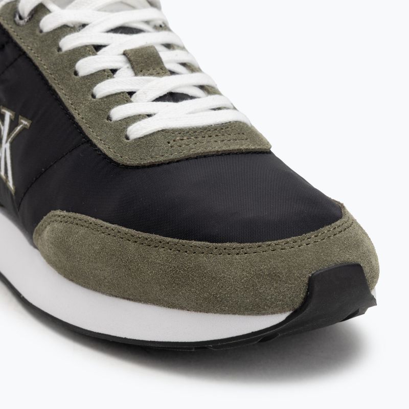 Pánské tenisky Calvin Klein YM0YM01361 Retro Runner Essential MIX MAT black/capers/bright white 7