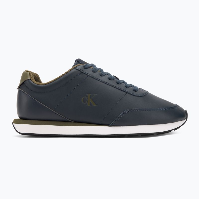 Pánské boty Calvin Klein YM0YM01355 Retro Runner Essential Leather navy/capers 2
