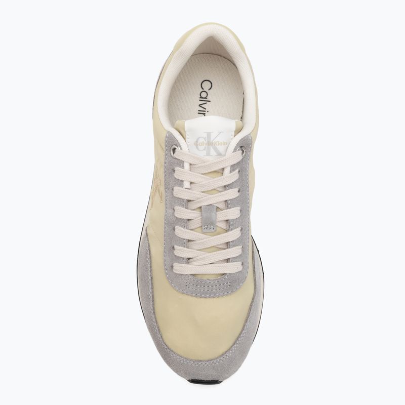 Dámské boty Calvin Klein YW0YW01990 Retro Runner Lace Up Nylon MG green haze/grey/green/cashew 5