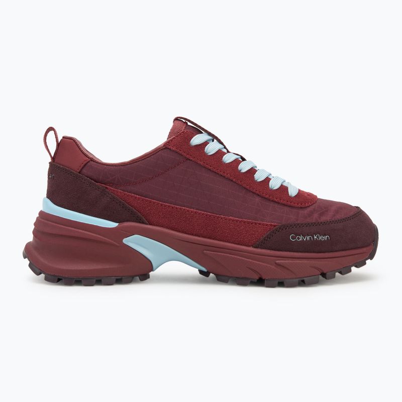Dámské boty Calvin Klein YW0YW01995 Hike Runner Casual Ny-Su AOP WN burgundy 2