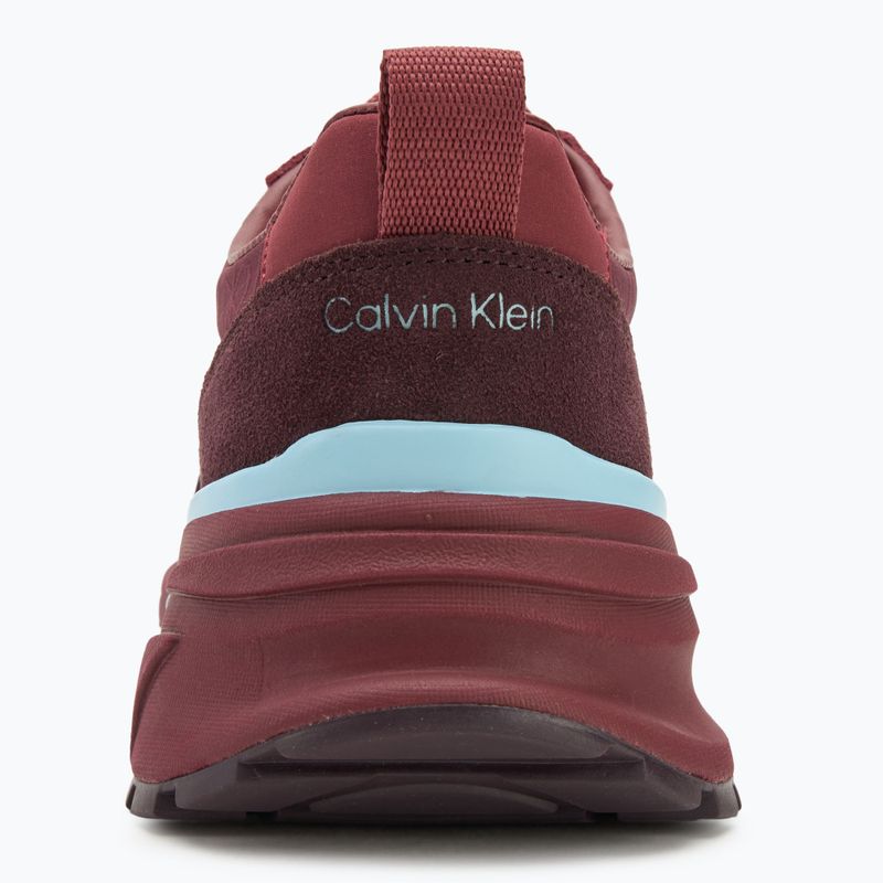 Dámské boty Calvin Klein YW0YW01995 Hike Runner Casual Ny-Su AOP WN burgundy 6