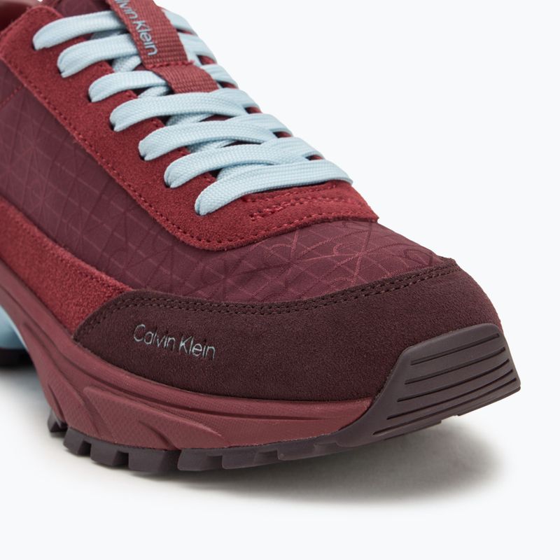 Dámské boty Calvin Klein YW0YW01995 Hike Runner Casual Ny-Su AOP WN burgundy 7