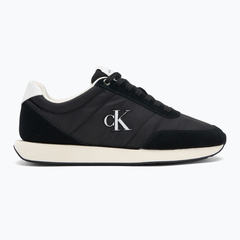 Pánské boty Calvin Klein YM0YM01361 Retro Runner Essential MIX MAT black/bright white 2