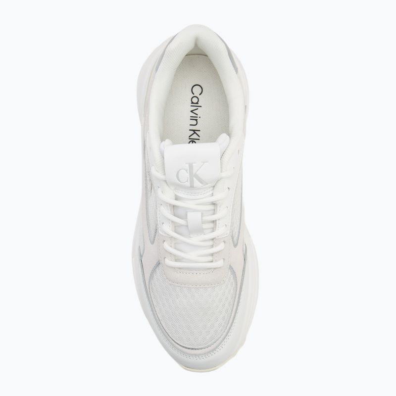 Dámské boty Calvin Klein YW0YW02009 Hike Runner Mesh Mix MET MG bright white/silver 5