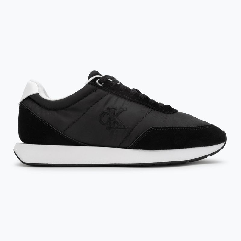 Dámské boty Calvin Klein YW0YW01990 Retro Runner Lace Up Nylon MG black/bright white 2