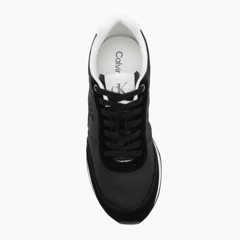Dámské boty Calvin Klein YW0YW01990 Retro Runner Lace Up Nylon MG black/bright white 6