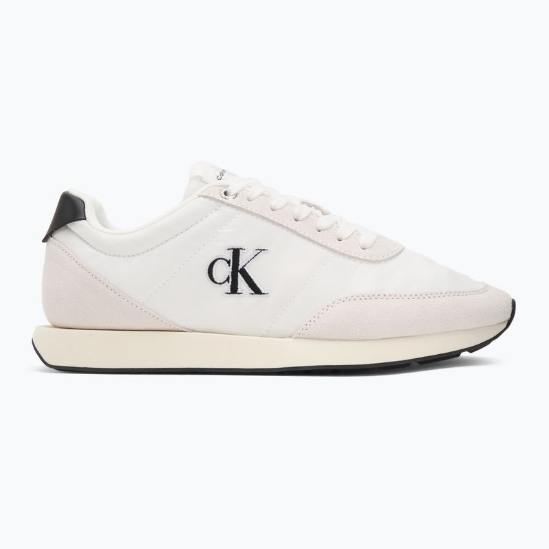 Pánské tenisky Calvin Klein YM0YM01361 Retro Runner Essential MIX MAT bright white/black 2