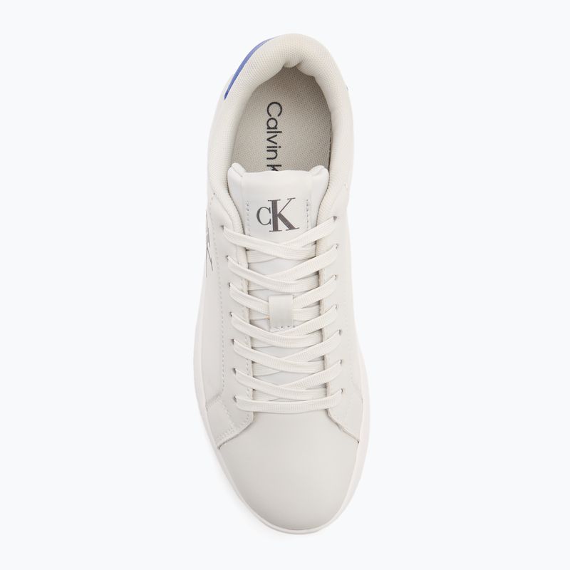 Pánské boty Calvin Klein YM0YM01213 3 Cupsole PU lily white/purple blue 5