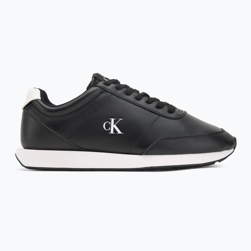 Pánské boty Calvin Klein YM0YM01355 Retro Runner Essential Leather black/bright white 2