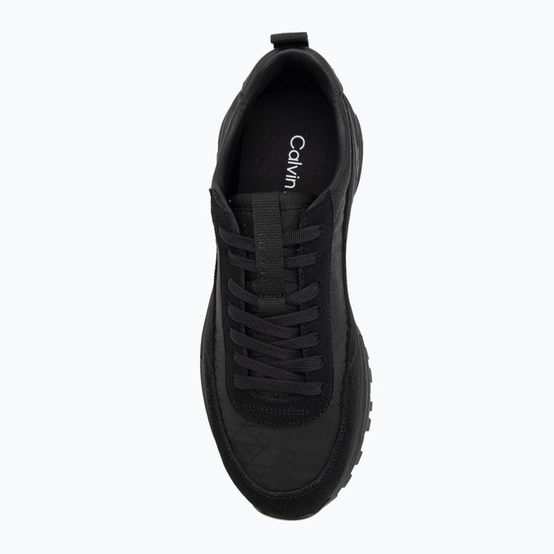 Pánské boty Calvin Klein YM0YM01378 Hike Runner Casual Ny-Su AOP triple black 5