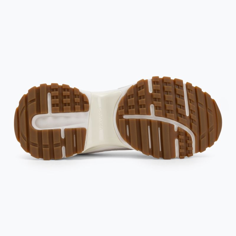 Pánské boty Calvin Klein YM0YM01289 Hike Runner HF Leather Mix bright white/creamy white/eggshell 4