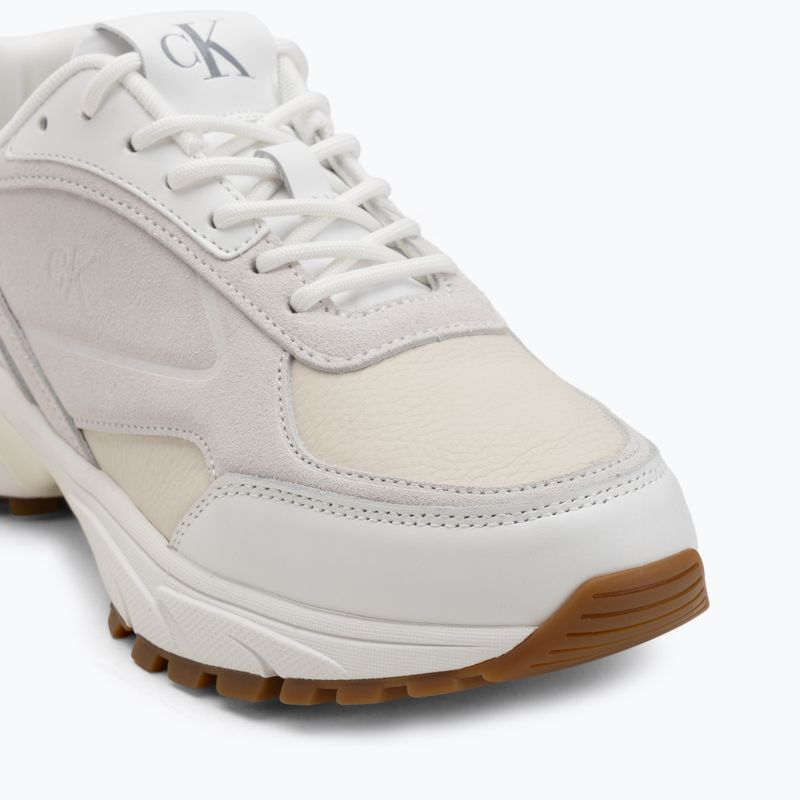 Pánské boty Calvin Klein YM0YM01289 Hike Runner HF Leather Mix bright white/creamy white/eggshell 7