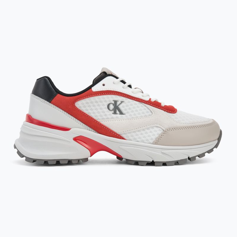 Pánské boty Calvin Klein YM0YM01379 Hike Runner Mesh MIX bright white/grey/flame scarlet 2