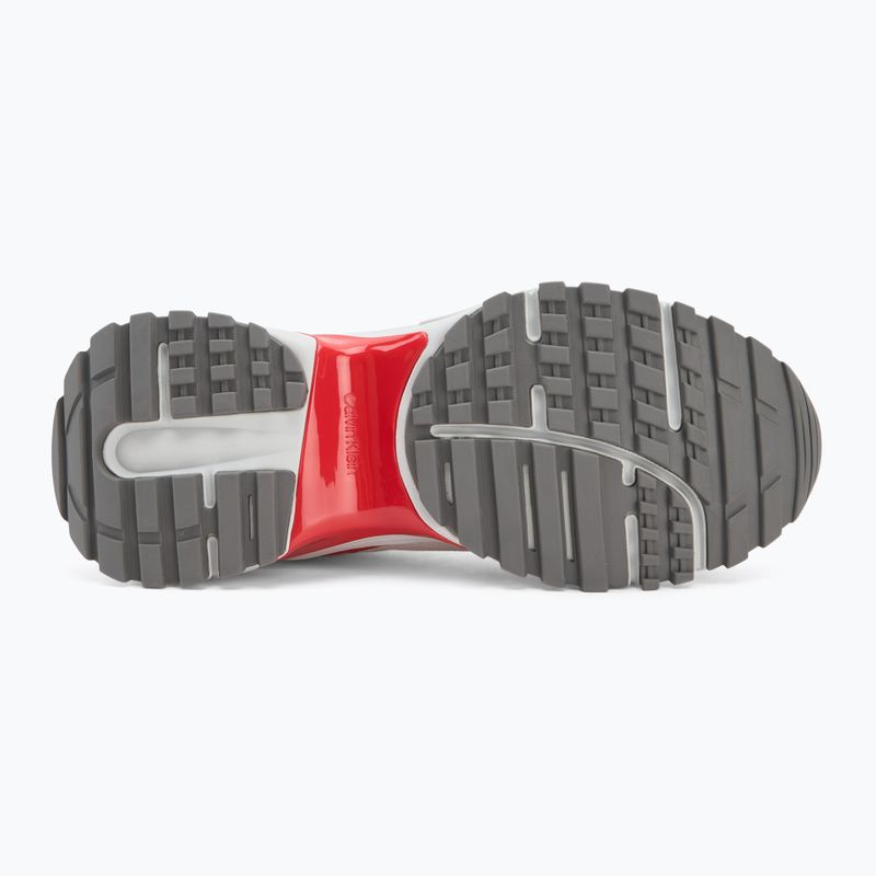 Pánské boty Calvin Klein YM0YM01379 Hike Runner Mesh MIX bright white/grey/flame scarlet 4