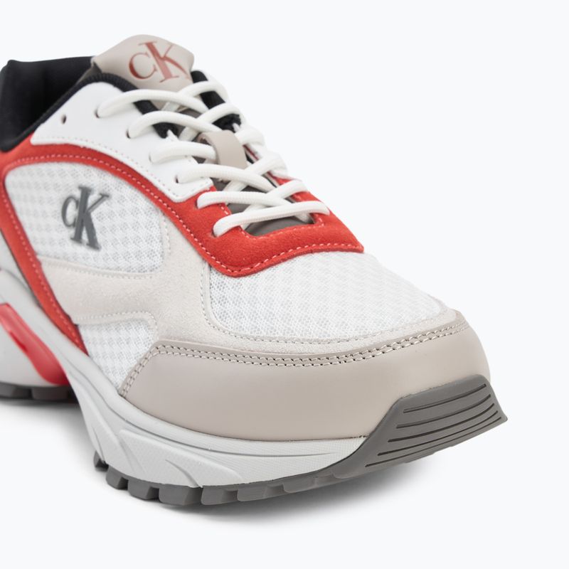 Pánské boty Calvin Klein YM0YM01379 Hike Runner Mesh MIX bright white/grey/flame scarlet 7
