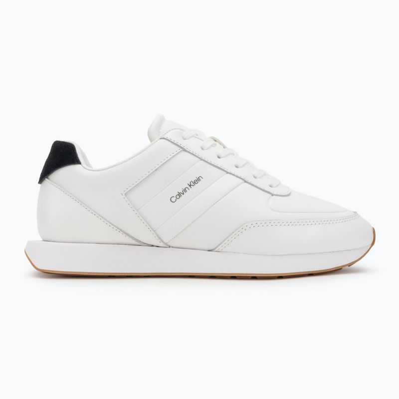 Pánské boty Calvin Klein YM0YM01381 Retro Runner Leather Tape bright white/black/gum 2