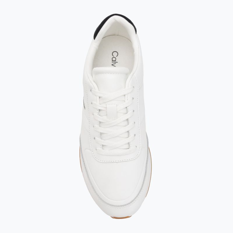 Pánské boty Calvin Klein YM0YM01381 Retro Runner Leather Tape bright white/black/gum 5