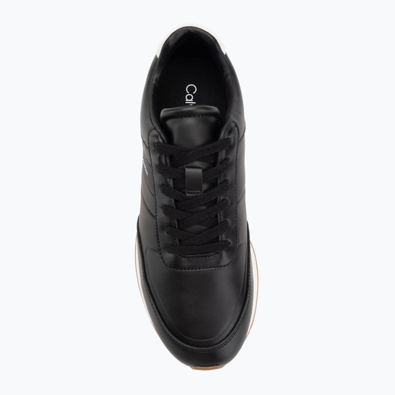 Pánské boty Calvin Klein YM0YM01381 Retro Runner Leather Tape black/bright white/gum 5