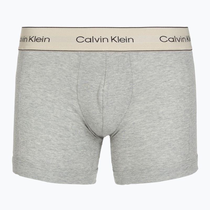 Pánské boxerky Calvin Klein LV00NB4447 Brief 3 pairs oyster gray/grey heather/white 5
