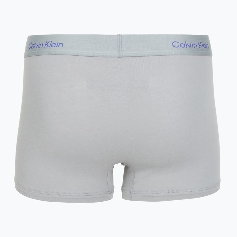 Boxerky Calvin Klein LV00NB4476 Trunk 3 páry greatest grey/ponderosa pine/iridescent 3