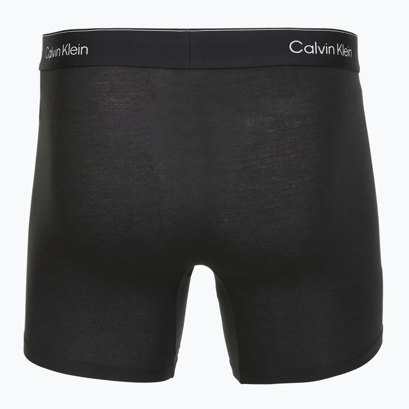 Boxerky Calvin Klein LV00NB4394 Brief 3 páry black/chalk logo/black/curry 5