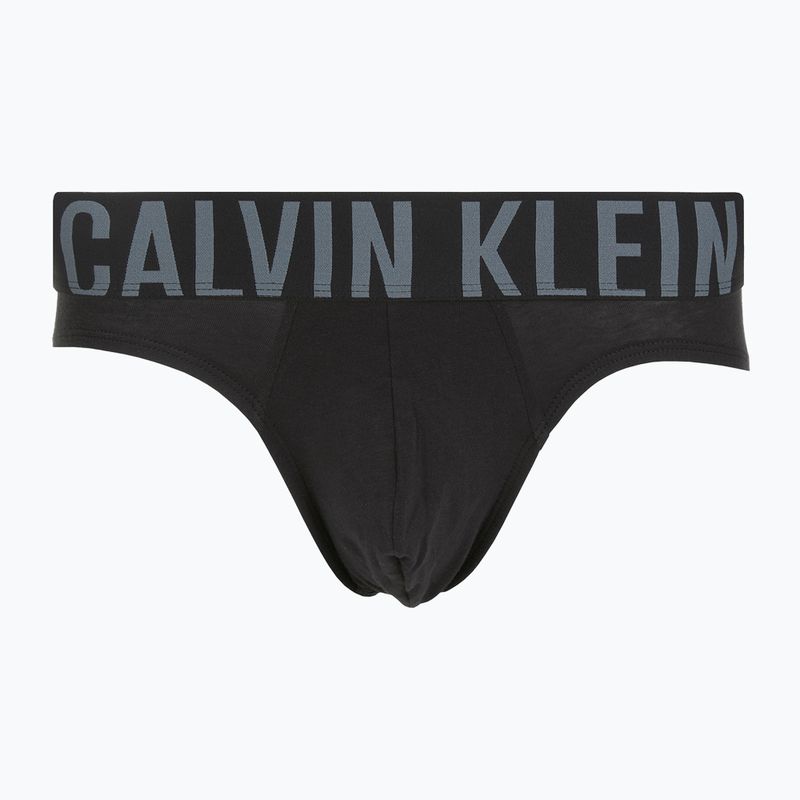 Pánské slipy Calvin Klein 000NB3607A Hip Brief 3 páry black bodies/turbulence/white/iridescent 3