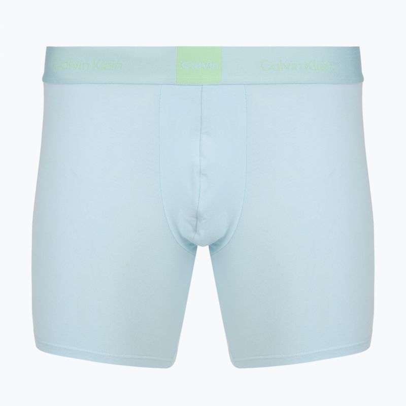 Boxerky Calvin Klein LV00NB4477 Brief 3 páry patina green/shoreline/iridescent blue 2