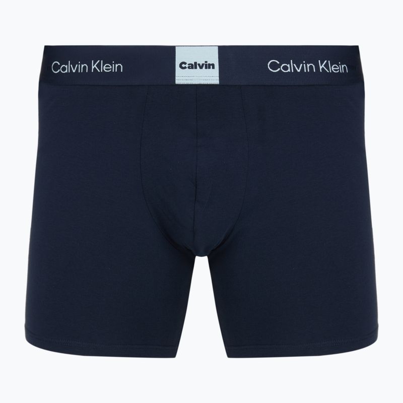Boxerky Calvin Klein LV00NB4477 Brief 3 páry patina green/shoreline/iridescent blue 5