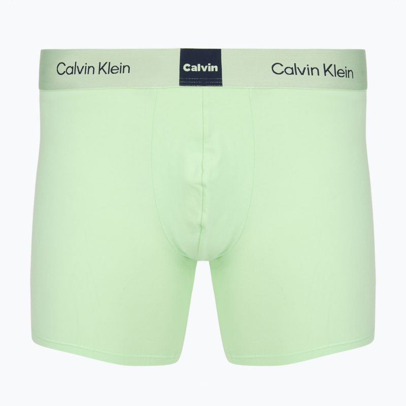 Boxerky Calvin Klein LV00NB4477 Brief 3 páry patina green/shoreline/iridescent blue 6