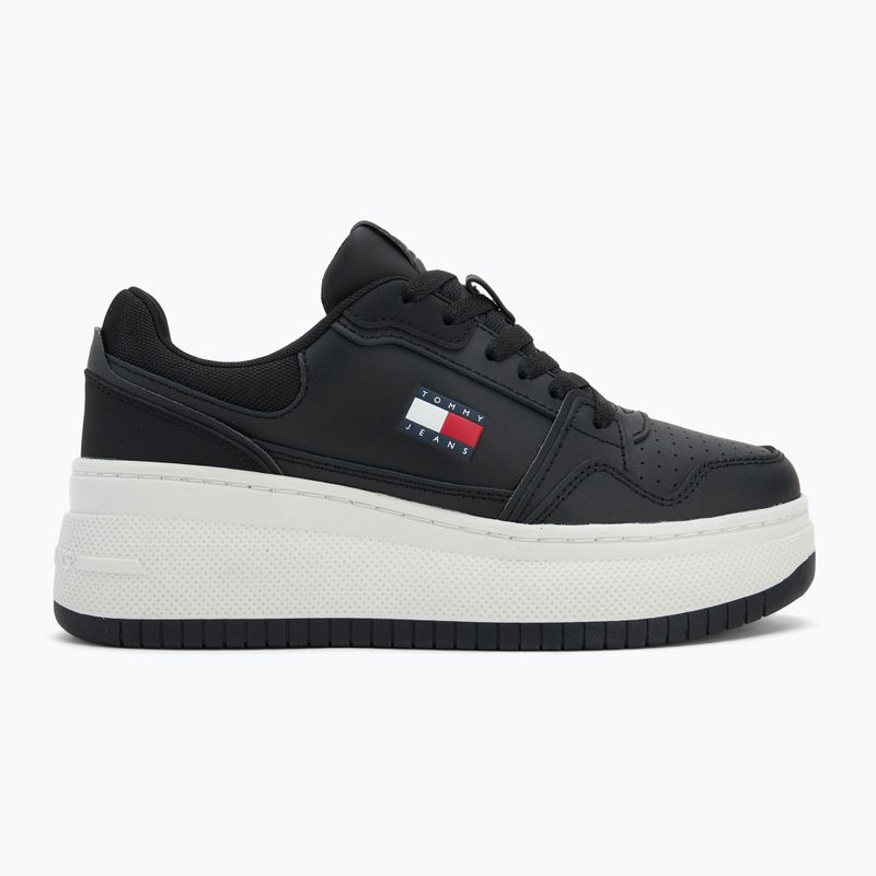 Dámské boty Tommy Jeans Retro Basket Flatform black 2