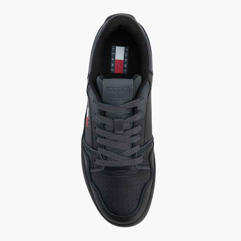 Dámské boty Tommy Jeans Retro Basket Sneaker black 5
