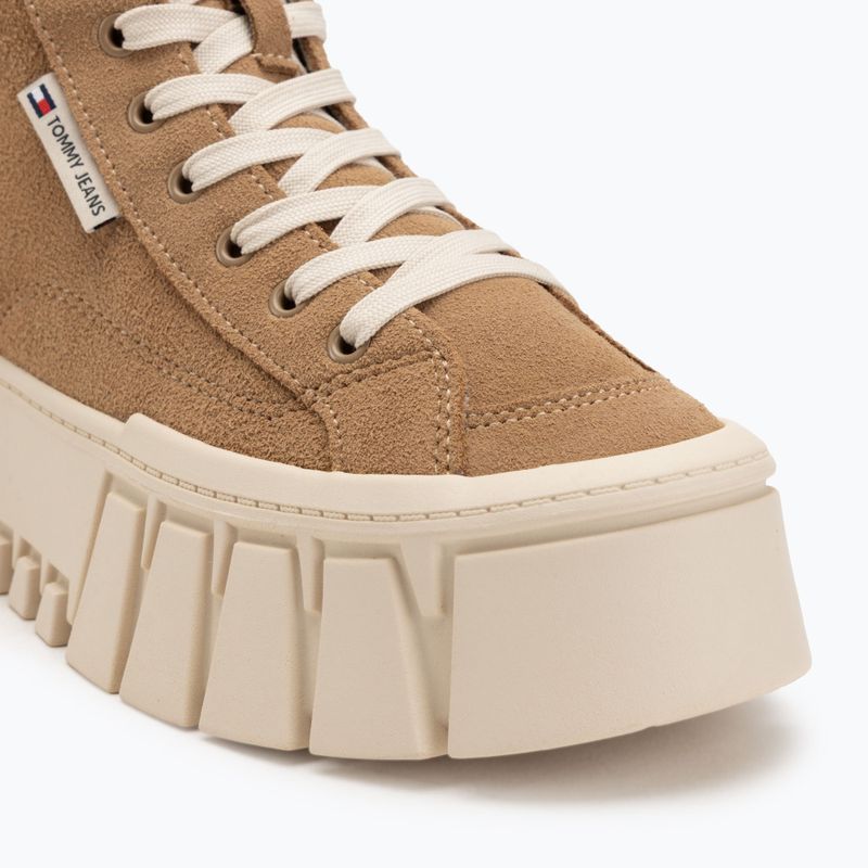 Dámské boty Tommy Jeans Vulc Flatform Suede Wl bronze twist 7