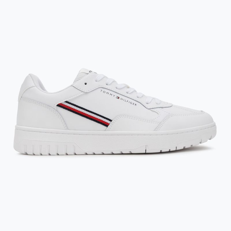 Pánské boty Tommy Hilfiger Basket Core Stripes white 2