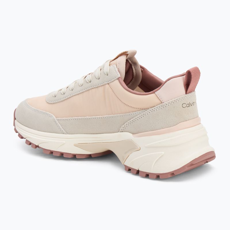 Dámské boty Calvin Klein YW0YW02075 Hike Runner Mg Nylon Mix whisper pink/dark ecru/dusty rose 3
