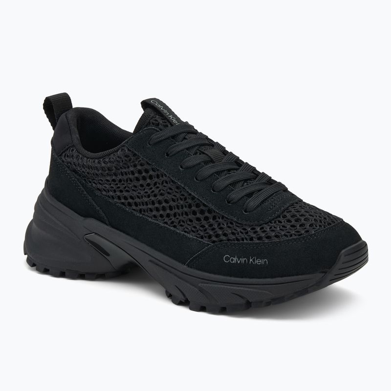 Dámské boty Calvin Klein YW0YW02030 Hike Runner Lace Up Techmix triple black