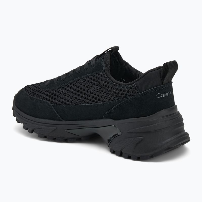 Dámské boty Calvin Klein YW0YW02030 Hike Runner Lace Up Techmix triple black 3