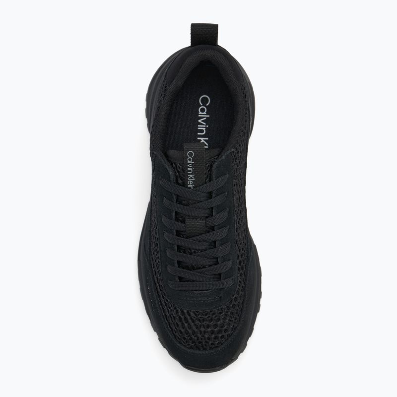 Dámské boty Calvin Klein YW0YW02030 Hike Runner Lace Up Techmix triple black 5