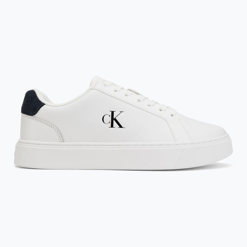 Pánské boty Calvin Klein YM0YM01435 Classic Cupsole Laceup Leather bright white/navy 2