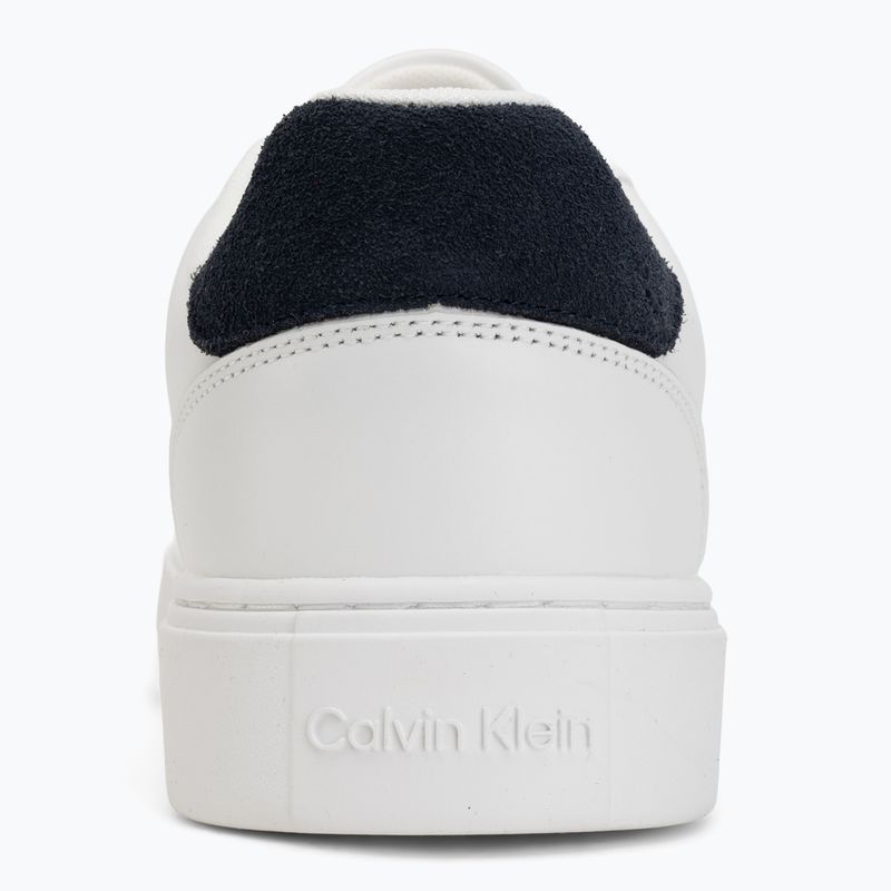 Pánské boty Calvin Klein YM0YM01435 Classic Cupsole Laceup Leather bright white/navy 6