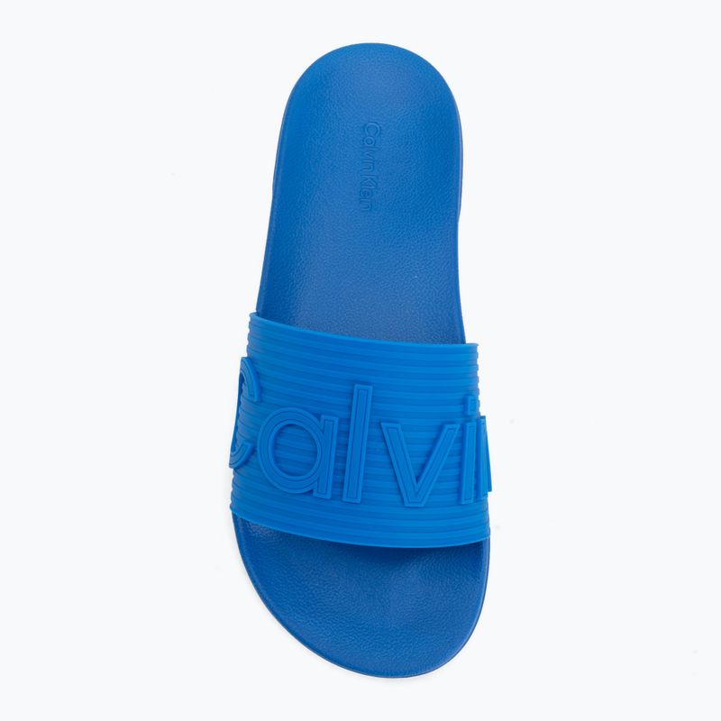 Pánské nazouváky Calvin Klein HM0HM02113 Ess Texture lapis blue 5