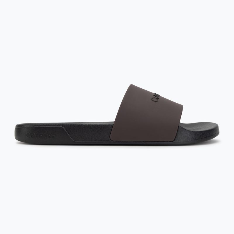 Pánské nazouváky Calvin Klein HM0HM02107 EssMonobrand black/bordeaux 2
