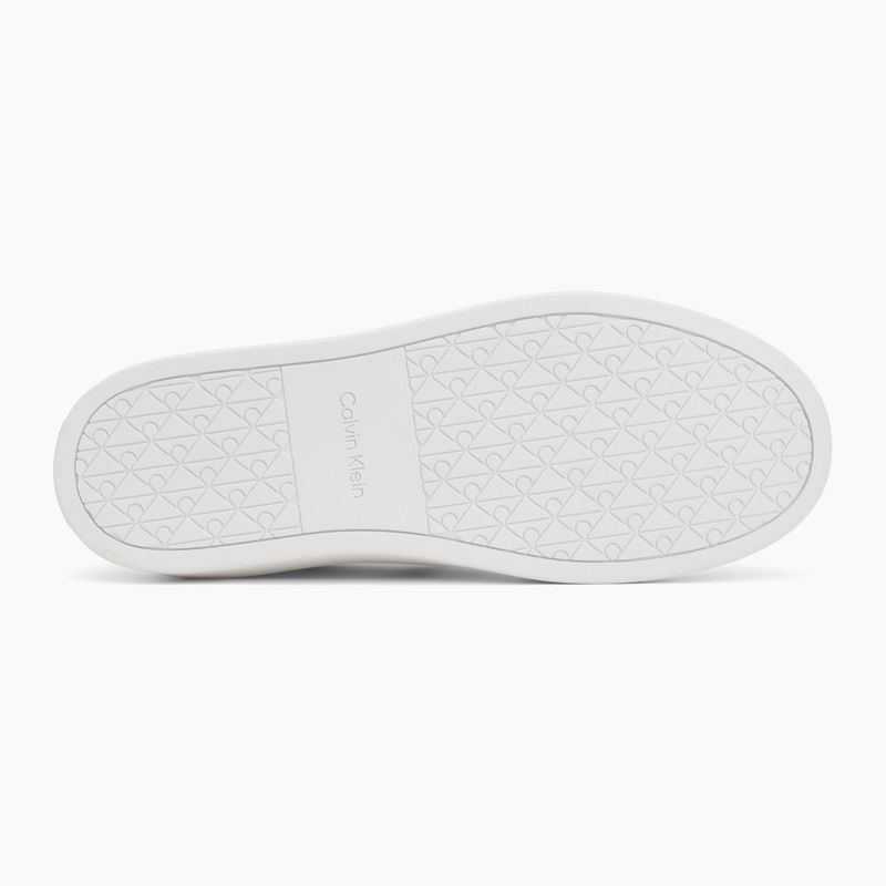 Pánské boty Calvin Klein HM0HM02237 Classic Cups Lace Leather EMB Tongue bright white/black 4