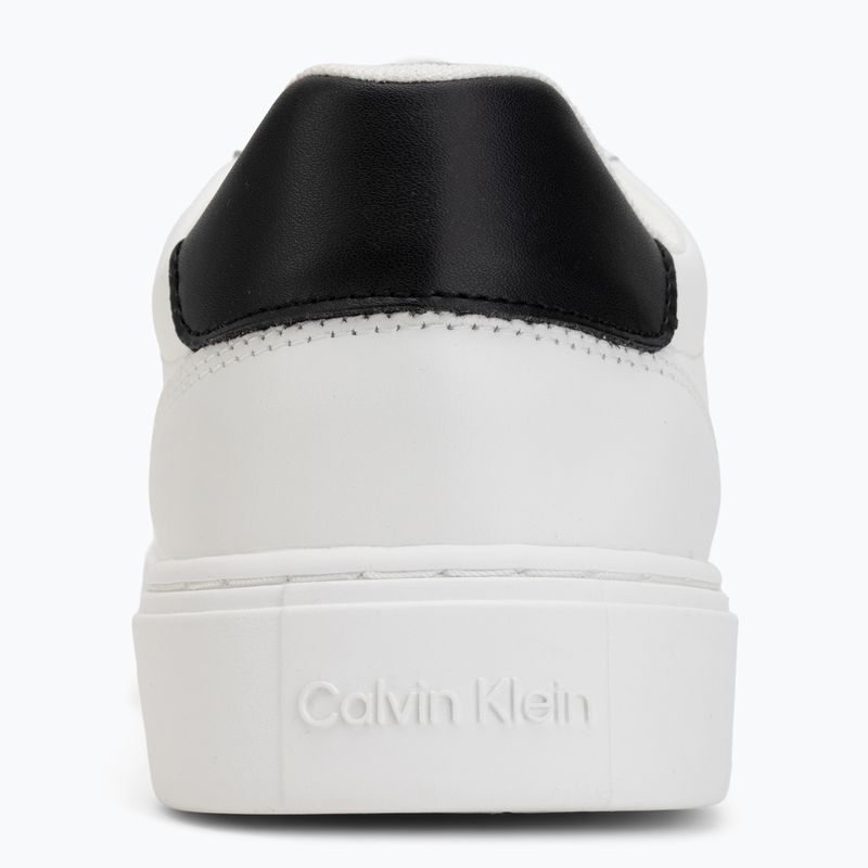 Pánské boty Calvin Klein HM0HM02237 Classic Cups Lace Leather EMB Tongue bright white/black 6