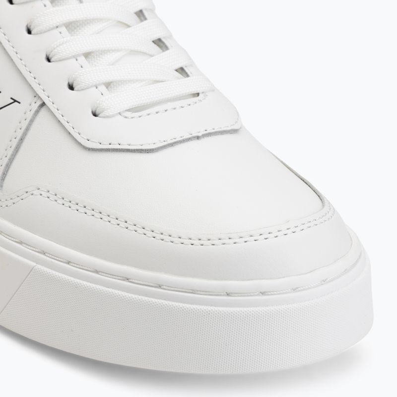 Pánské boty Calvin Klein HM0HM02237 Classic Cups Lace Leather EMB Tongue bright white/black 7